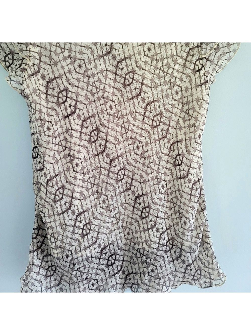 Denver Hayes Ruffled Top Size M - Picture 6 of 12